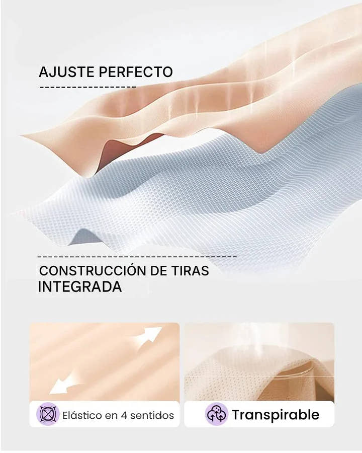Tela elástica en 4 direcciones y transpirable